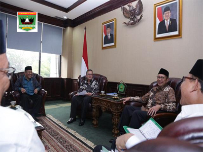 Bertemu Menag, Wagub Sampaikan Kesiapan Sumbar Sebagai Tuan Rumah MTQ tahun 2020